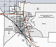 Pocatello Elementary School map