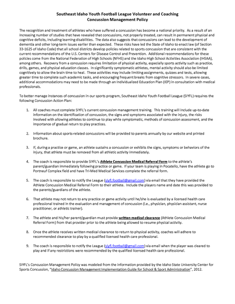 Concussion Policy and Medical Referral Form 2026_Page_1
